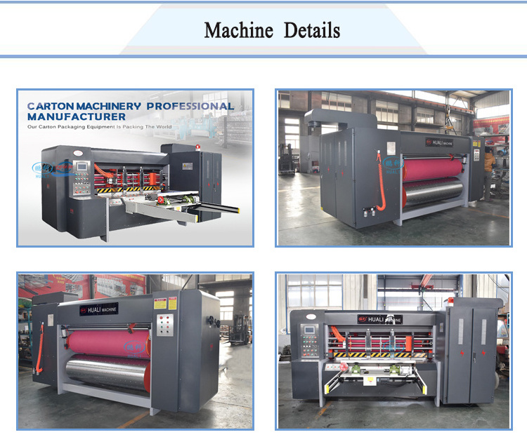 Low price automatic rotary die cutting machine pizza box making machine