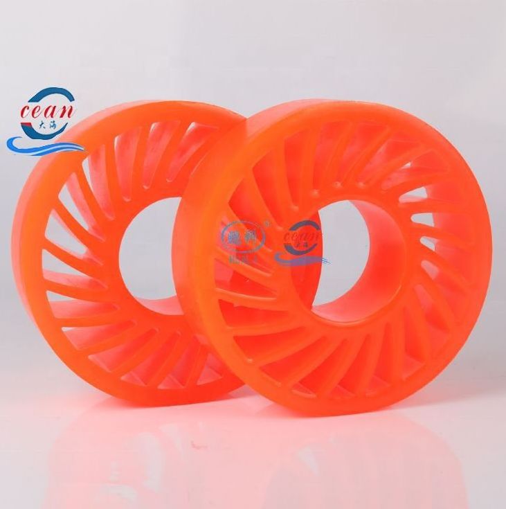 Cheap price polyurethane sun wheels paper feed rollers PU non crush wheels