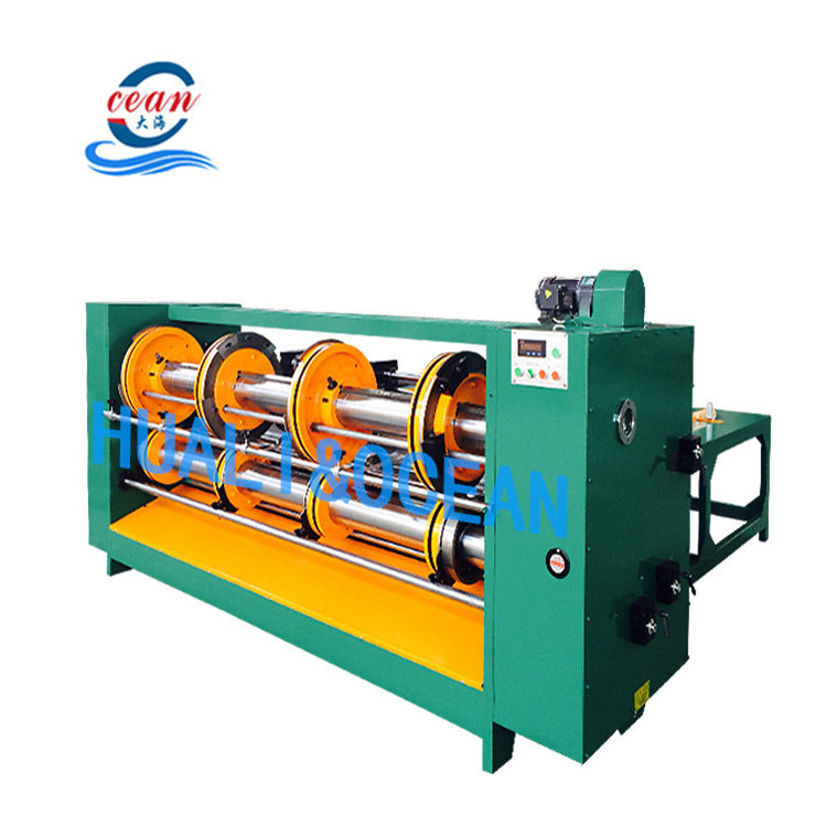 Ocean semi-automatic slotting machine for corrugated carton box making India price