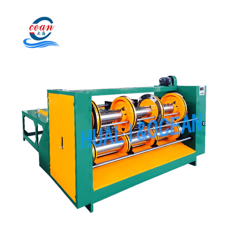 Ocean semi-automatic slotting machine for corrugated carton box making India price