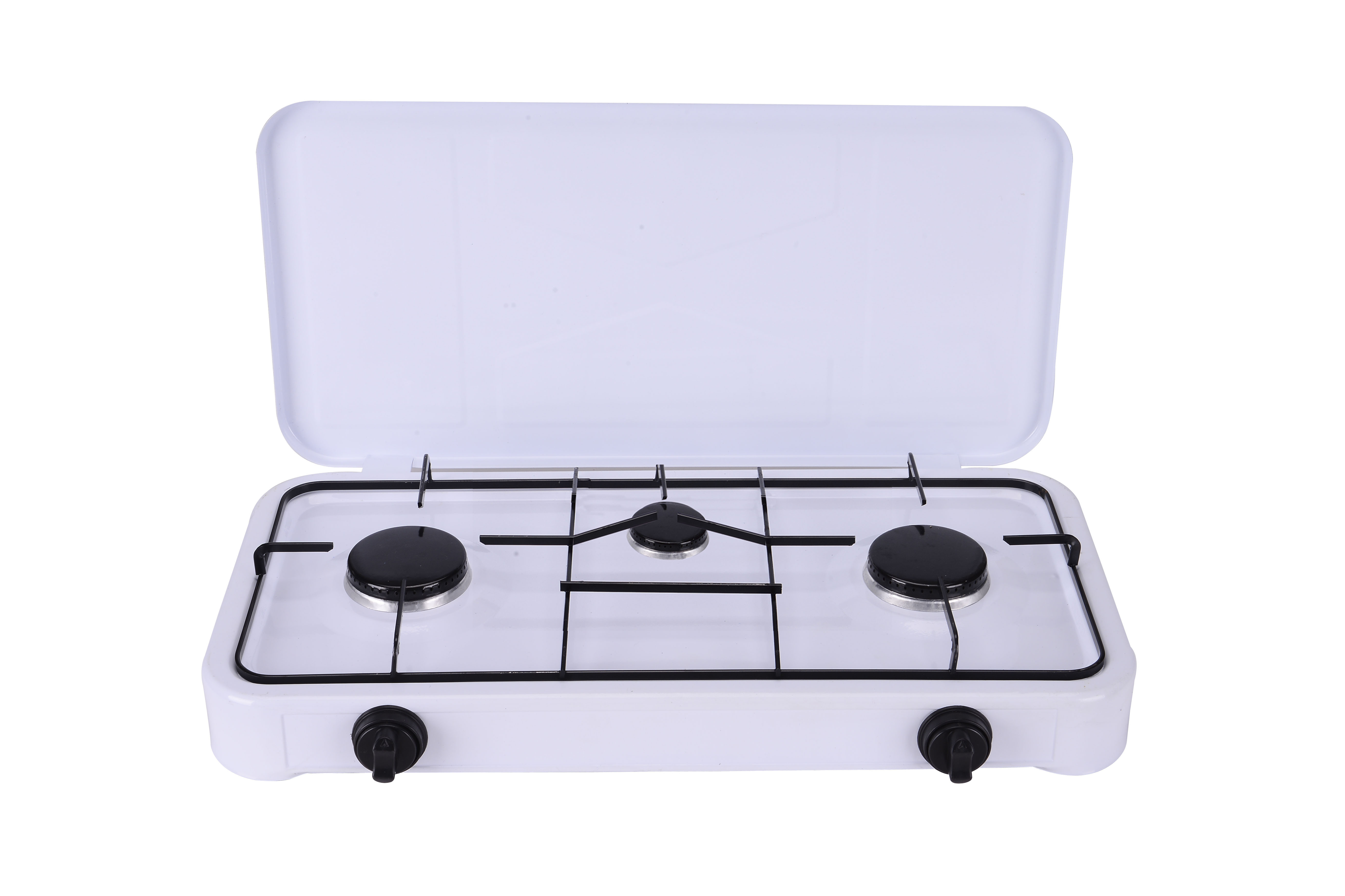 Three Burner Portable Camping Table Gas Stove