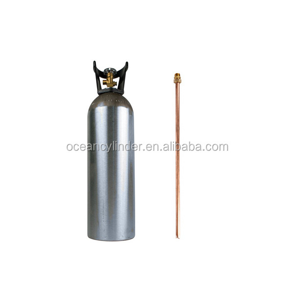 ISO7866 Aluminum CO2 cylinder,CO2 gas Cylinder for Australia and USA standard DOT