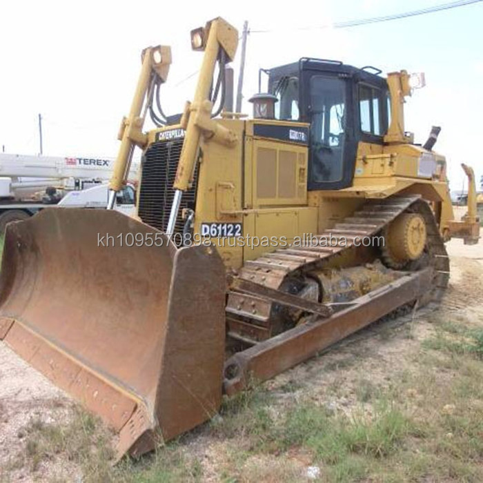 Caterpillar  d7r used bulldozer for sale in Shanghai China, Japan bulldozer cat d7