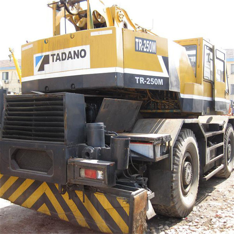 Japan made original Tadano 25 ton rough crane TR 250M , Second hand cheap Japan crane 25 ton in China