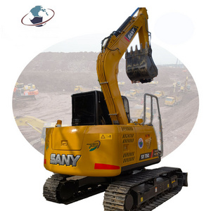 Chinese Sany SY75C 7ton crawler excavator, China and Japan made Sany 75 tracked shovel 2021 model