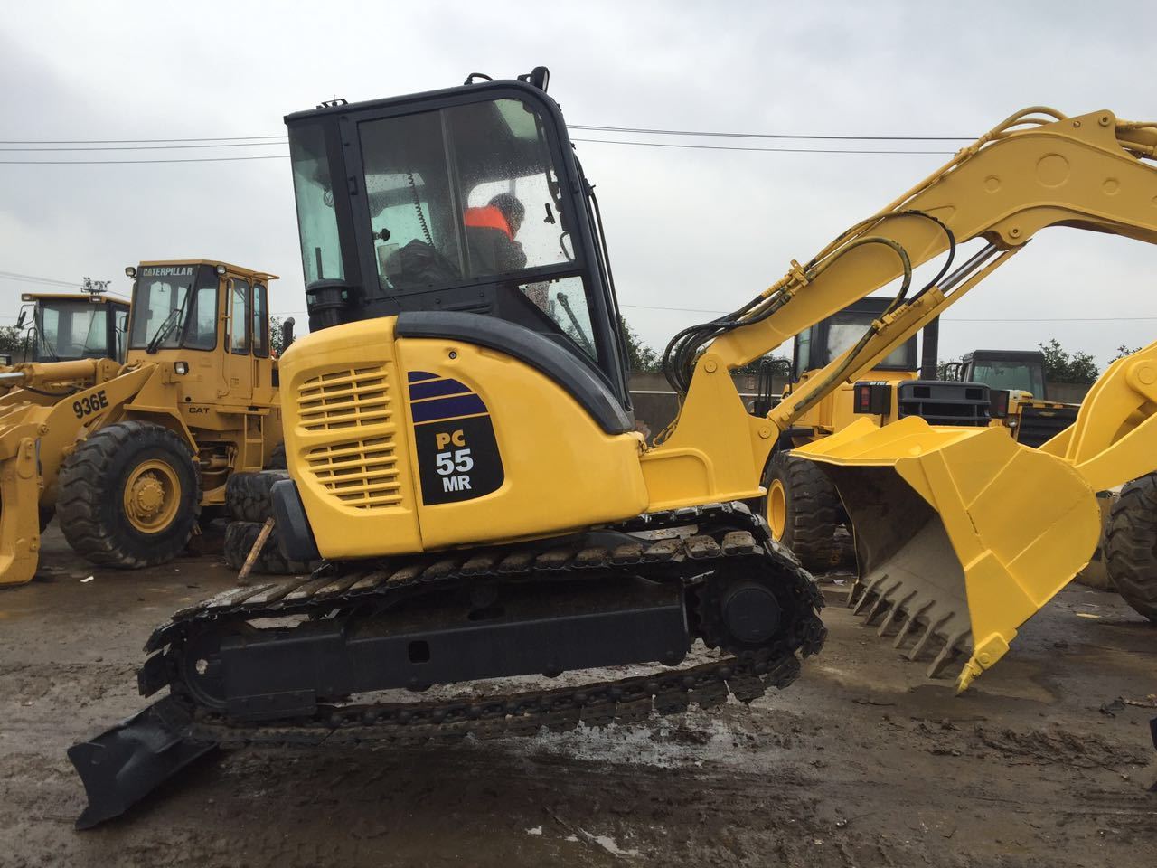 Used Komatsu PC55 Mini Excavator, 5 ton Mini Komatsu digger