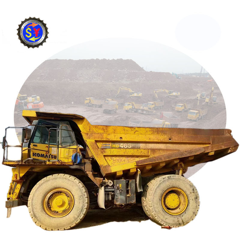 Cheap used Komatsu HD465-7R mining truck,55 Ton Mining dump truck price low HD 465 in Shanghai China