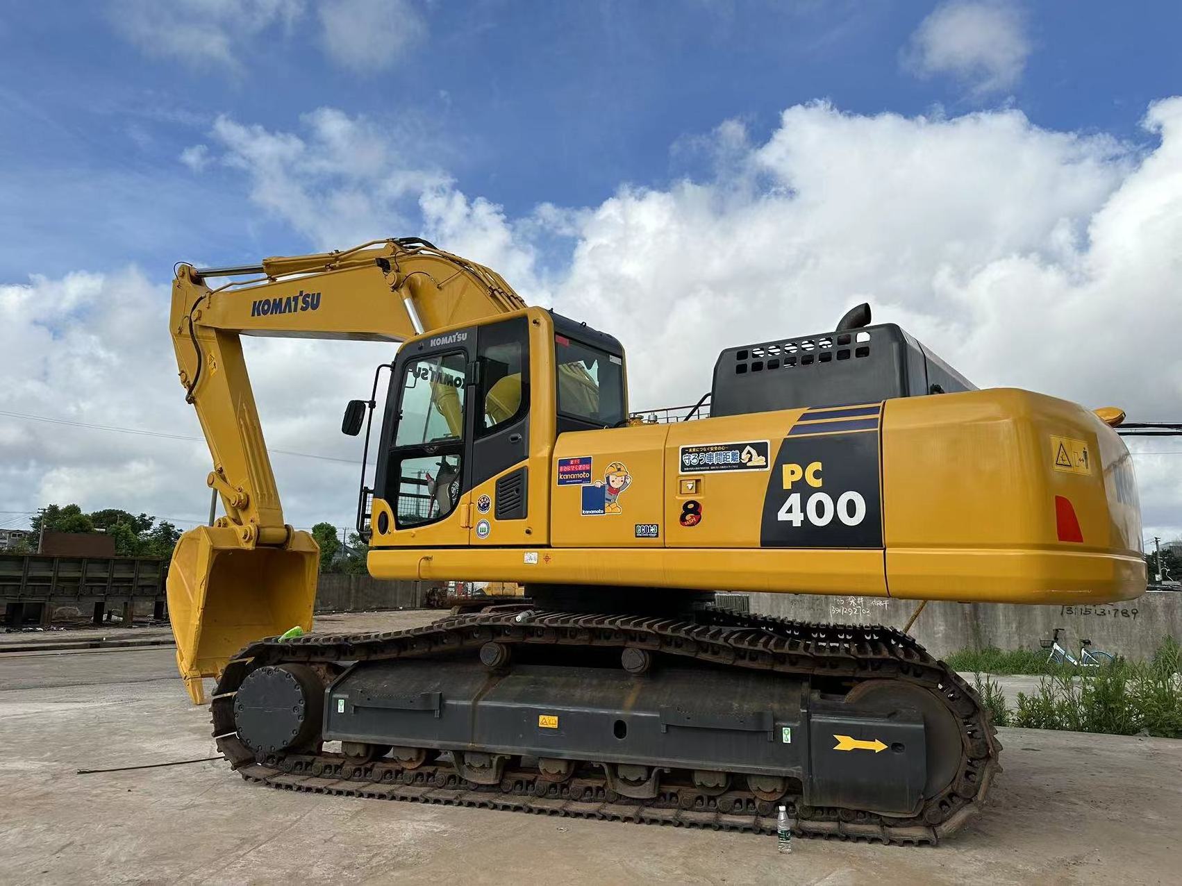 Komatsu PC400-8R crawler excavator, Japan Komatsu heavy earth-moving crawler escavadora PC400 PC450 PC500 PC650 on stock