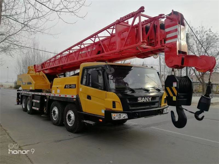 China made SANY 50ton crane for sale  SANY STC500 used truck crane price low for sale in Shanghai China