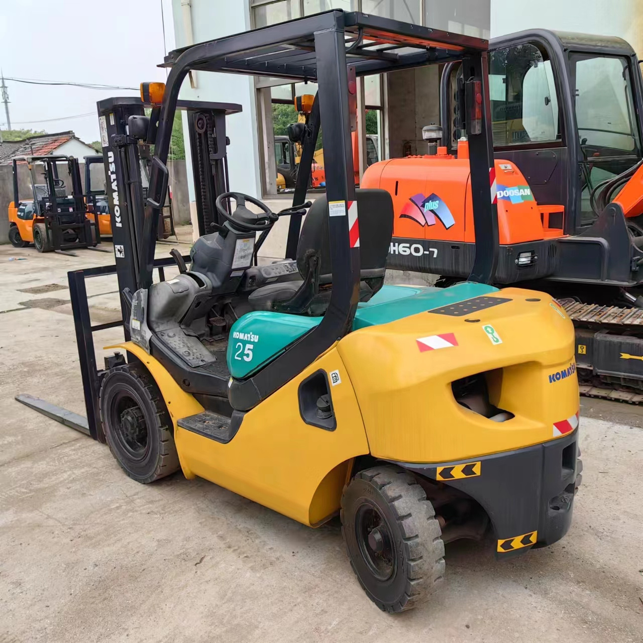 Komatsu FG25t-16 Forklift From Japan, used warehouse lifting machine 2.5 ton Komatsu FG25 in Shanghai