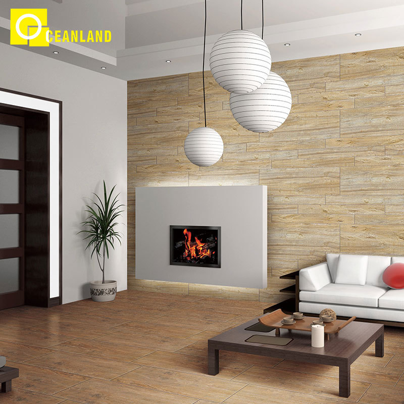 300x900mm graceful house decor bamboo look floor and wall tiles