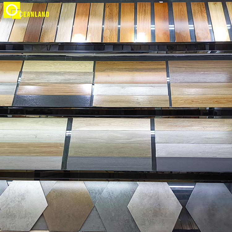 china factory house polished porcelain wood tiles for floor