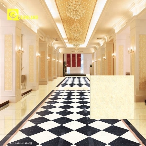 24x24 cheap high gloss marble look homogeneous floor tile