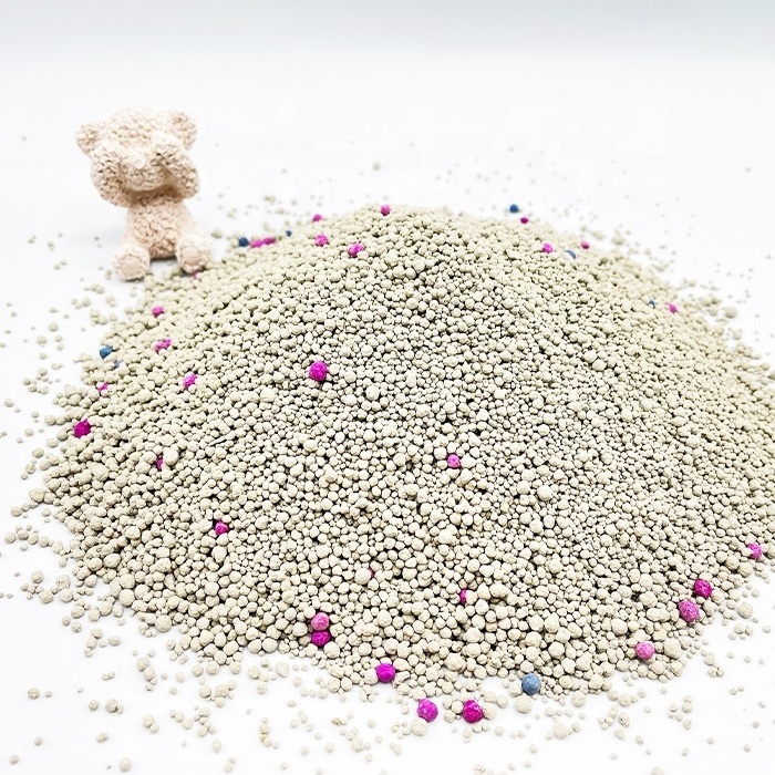 Wholesale OEM 100% Natural Strong Clumping arena para gato supplier cat litter odor control bentonite 1-3.5mm chinese factory