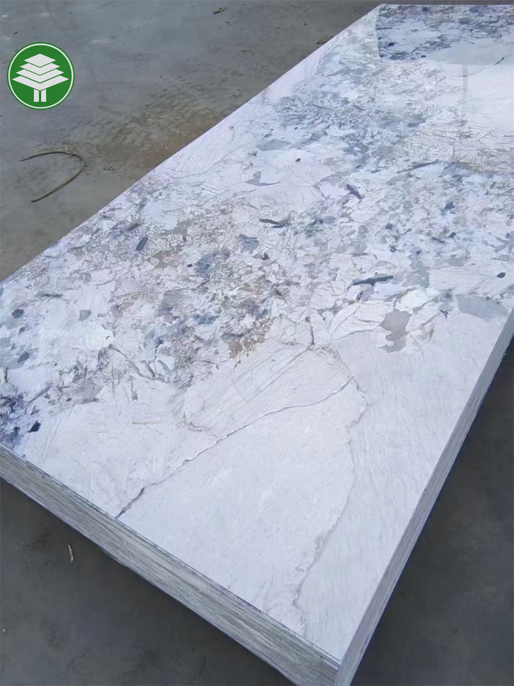 High quality 2.8mm 3mm White Marble Patterned PVC UV Marble Sheet Marble Wall Panel