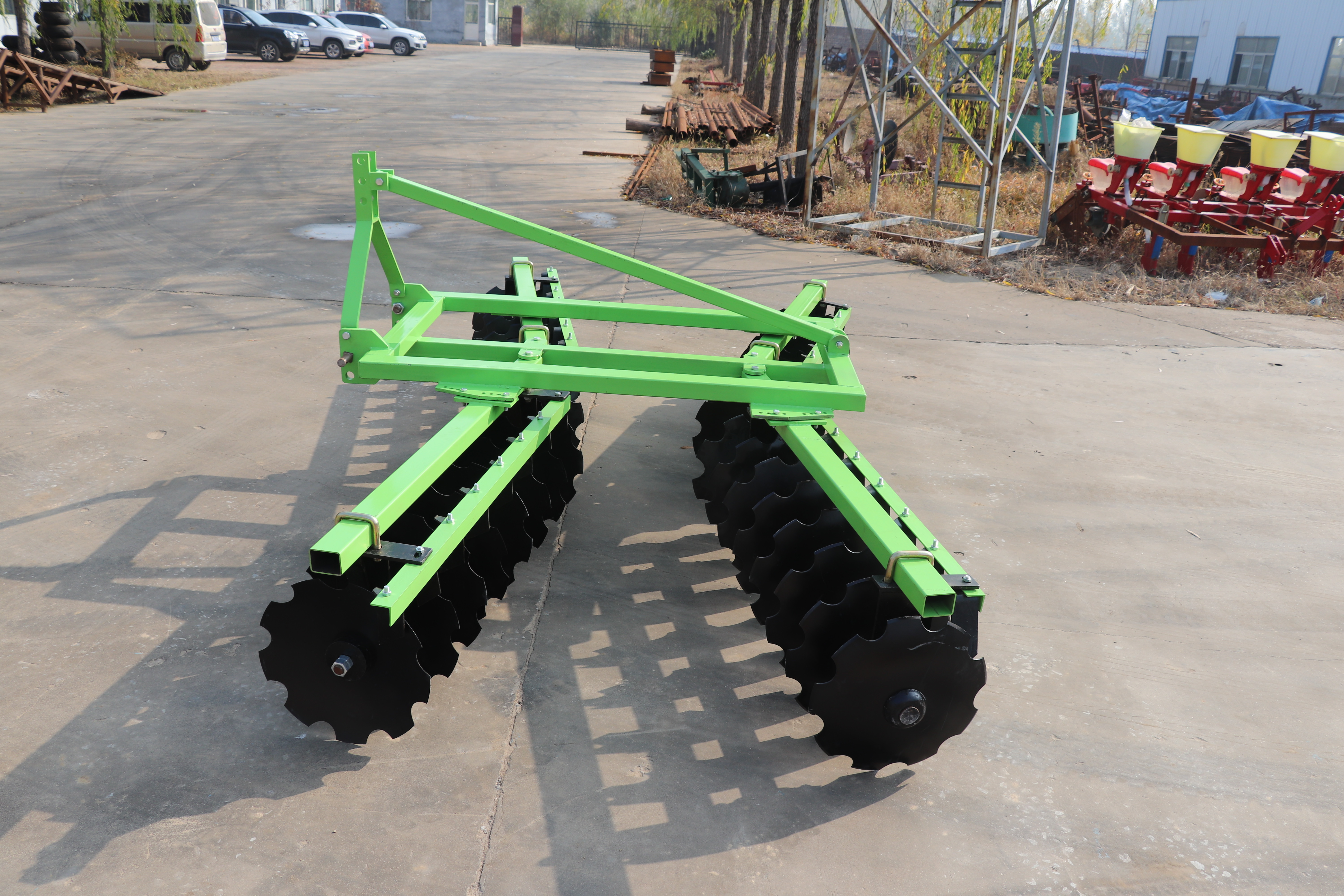 Farm Tillage Equipment Tractor Mounted Light Duty Opposed Disc Harrow