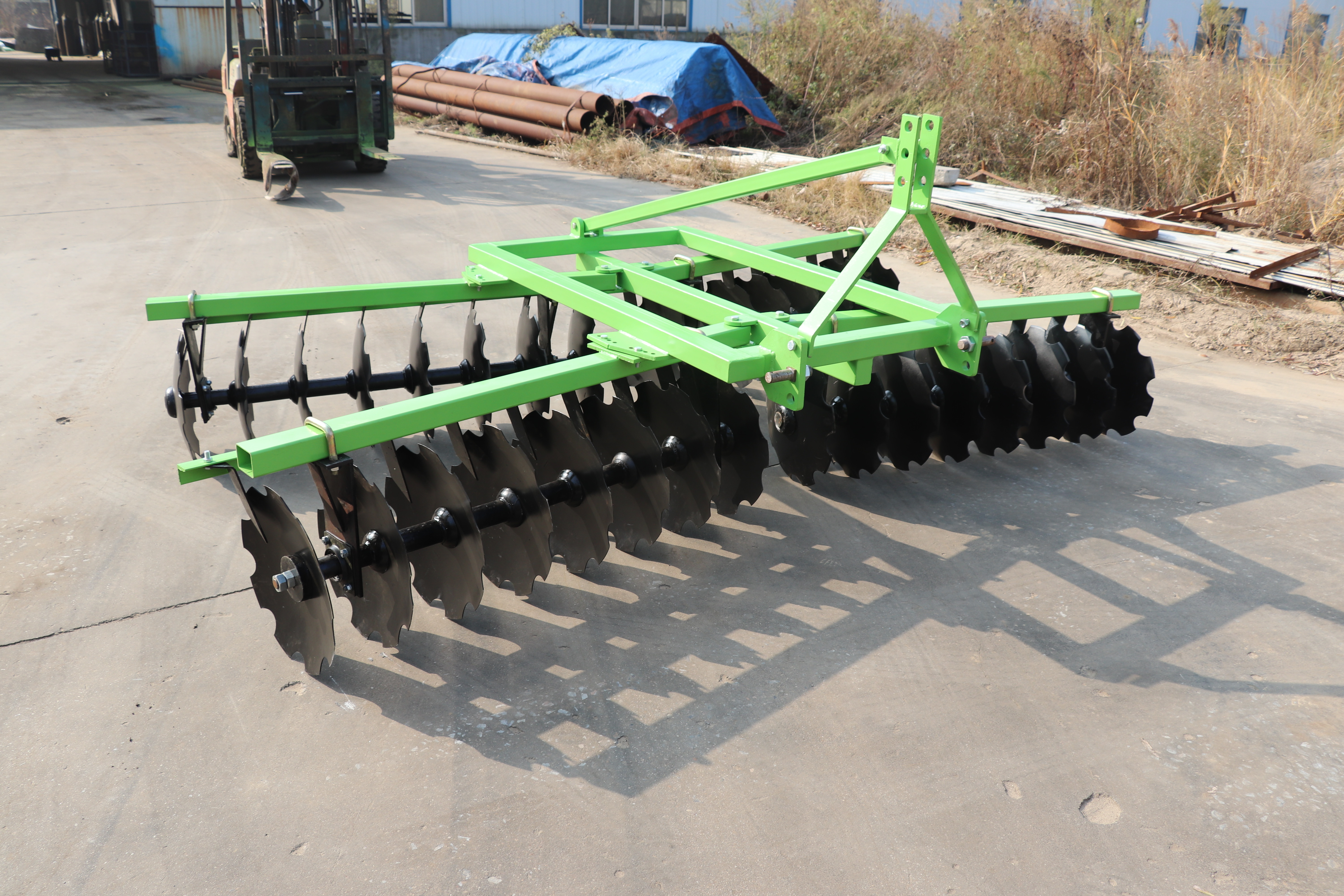 Farm Tillage Equipment Tractor Mounted Light Duty Opposed Disc Harrow