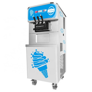 Oceanpower OP145 2+1 mixed soft serve ice cream machine, commercial frozen yogurt machine for sale