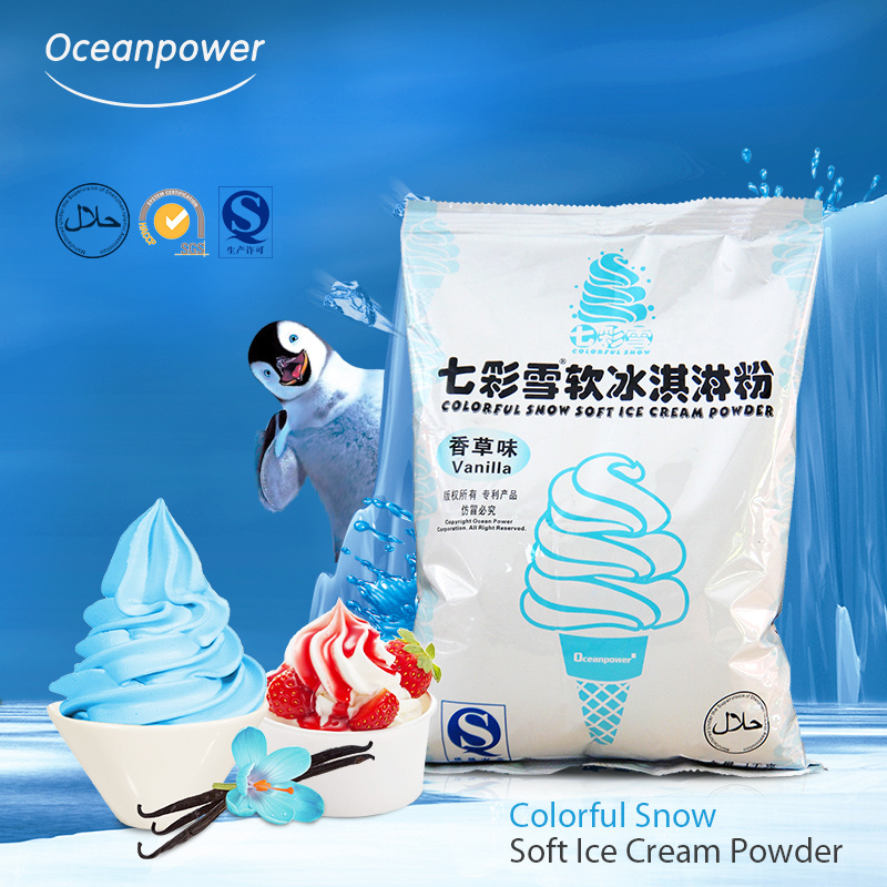 Oceanpower Mix Soft-Serve Ice Cream Creamy Vanilla Powder