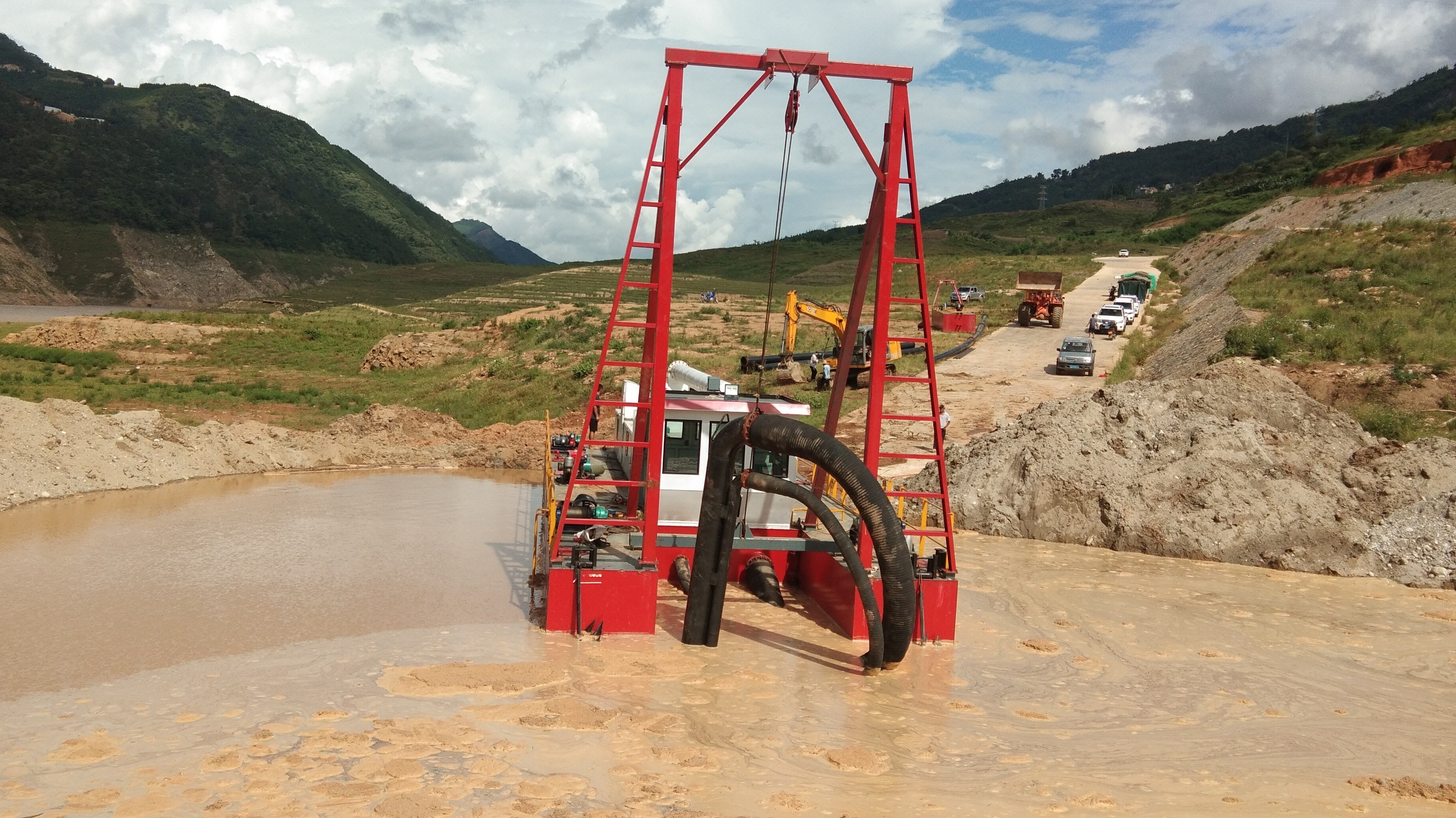 Sand Pump Dredge River and Lake Cleaning Machine