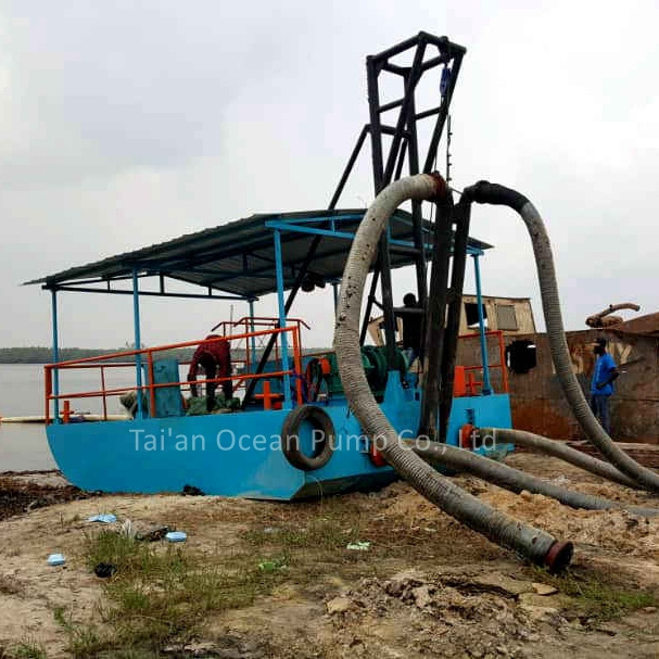 150 m3 Capacity River Sand Dredging Dredger 4 inch Mini Sand Dedge Sand Pump Dredge Barge