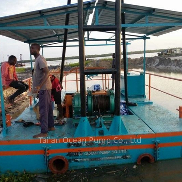 150 m3 Capacity River Sand Dredging Dredger 4 inch Mini Sand Dedge Sand Pump Dredge Barge