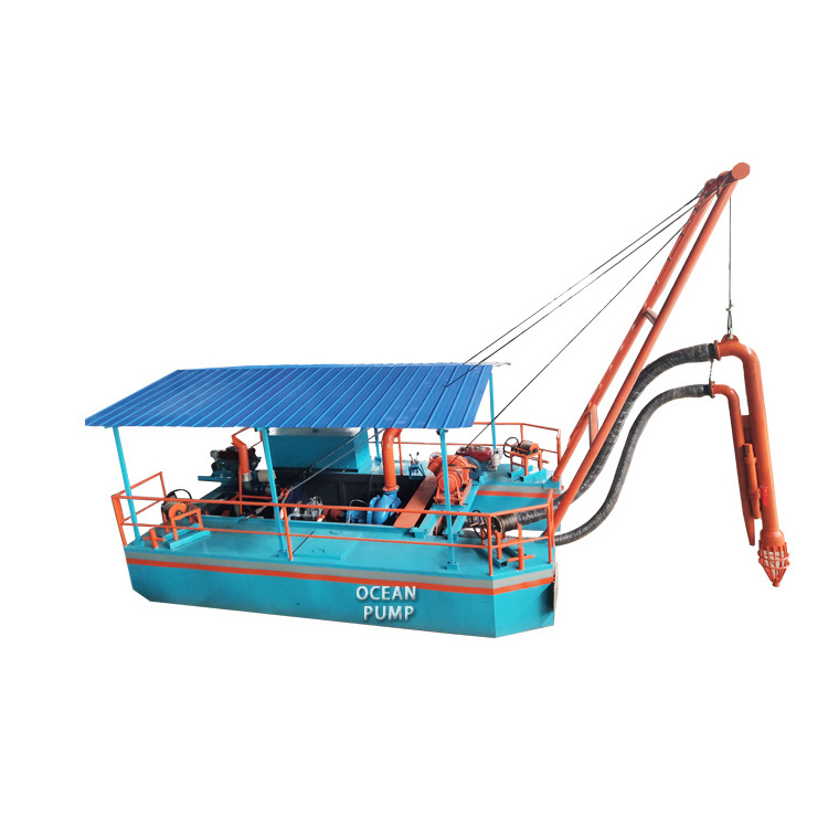 sand dredge pump sale dredging barge small sand dredge boat river and lake cleaning machine