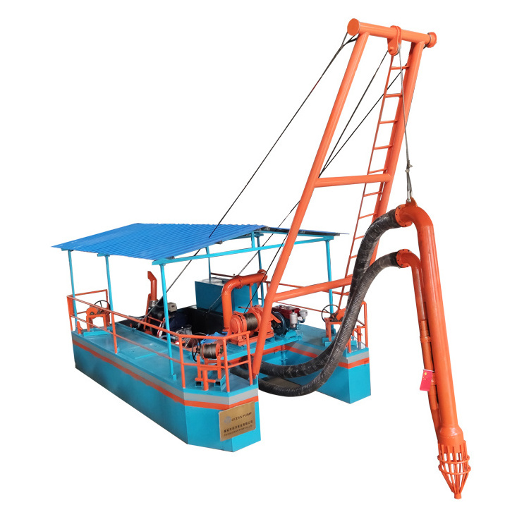 sand dredge pump sale dredging barge small sand dredge boat river and lake cleaning machine