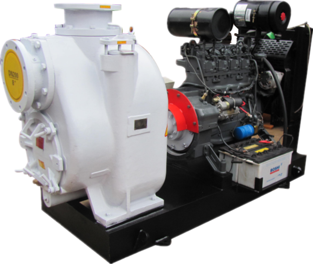 6 8 10 12 Inch Mobile Diesel Engine Water Pump Self-Priming Trailer Sewage Pump Unit