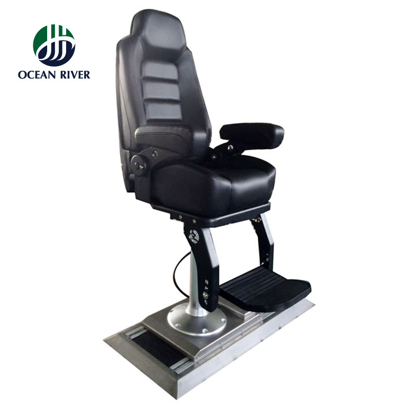 Ocean River Luxury White Waterproof Boat Captain Chair Complete Set Marine Boat helm Yacht Seats