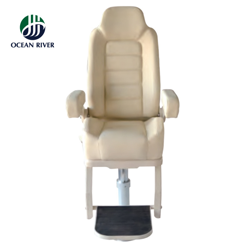 Ocean River Waterproof Boat Captain Chair Complete Set Marine Boat helm Suspension Seats