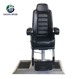 Ocean River Luxury Durable And Waterproof Captain Chair Complete Set Yacht Boat helm Seats