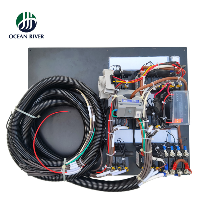 Ocean River Technology Customized AC DC  Circuit Breaker Power Distribution Rocker Switch Panel for Marine Boat