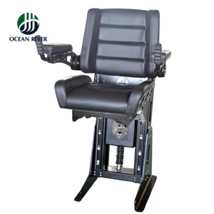 Ocean River Technology Boat Waterproof Aluminum Rust Resistance Captain Suspension Seat