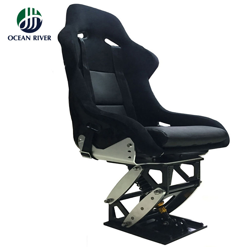 Ocean River Waterproof UV Resistant Marine Aluminum Captain Suspension Chair Shockproof Seat For Speed Boat