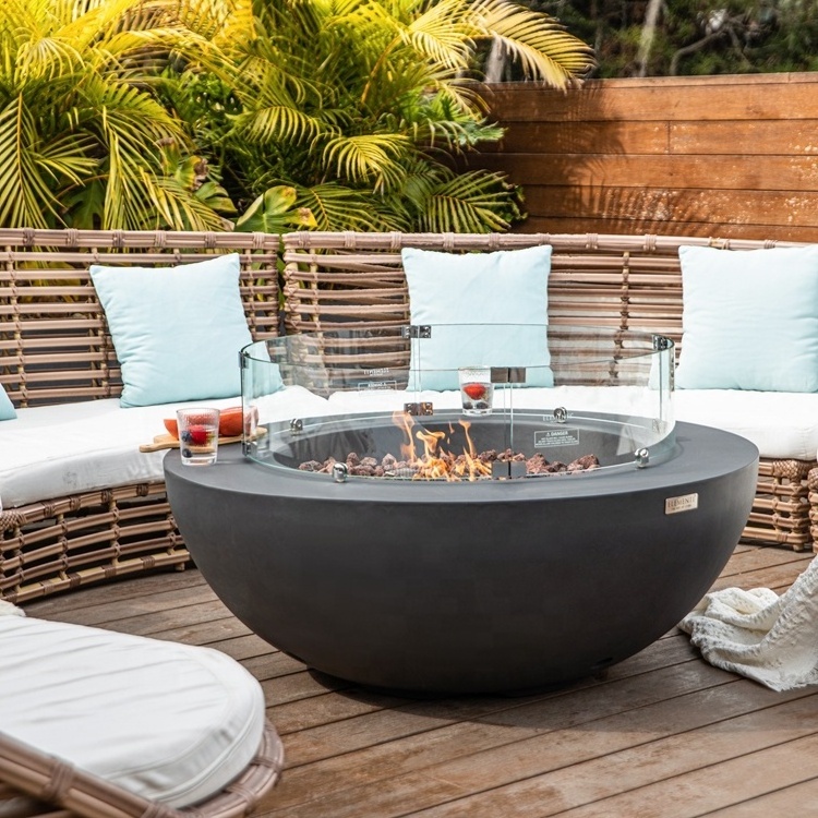 Elementi Newest good quality garden circular tabletop fire pit bowl outdoor furniture firebowl