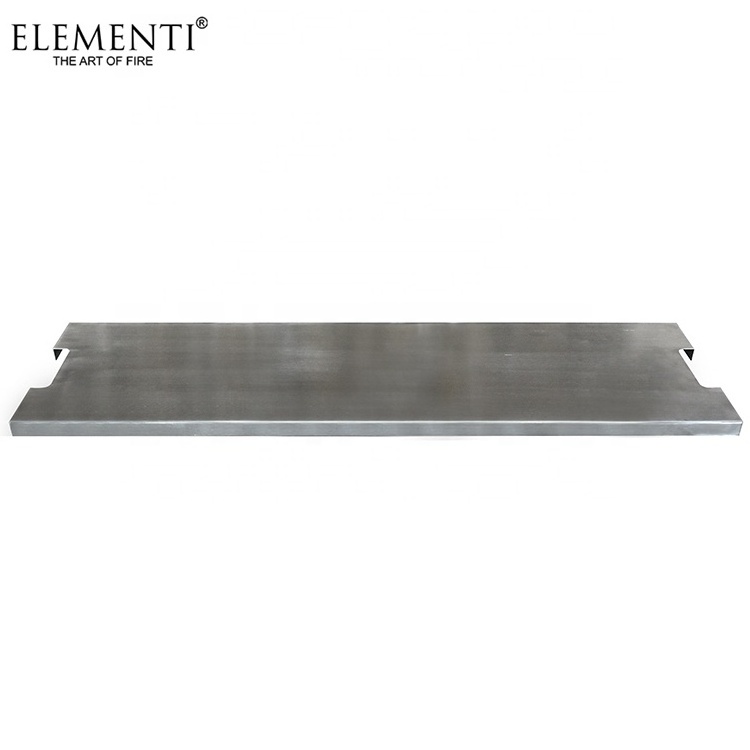 Elementi high quality square firepit cover accessory stainless steel fire pit lid