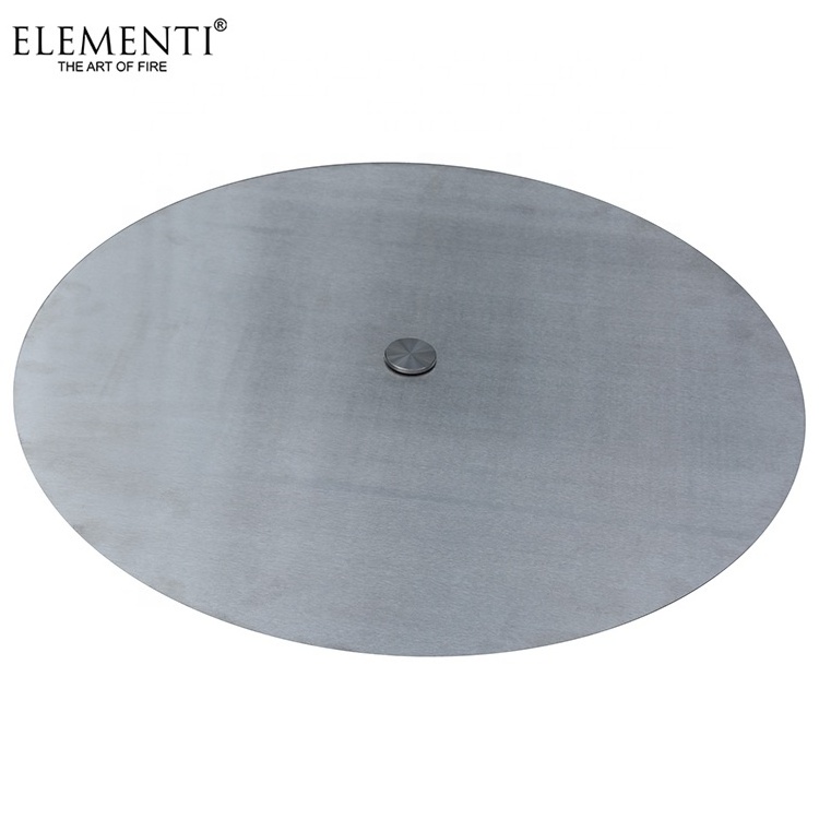 Elementi fire bowl accessories stainless steel fire pit lid round