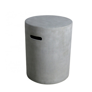 MODENO GRFC cement round fire pit cover cylinder concrete gas tank cover