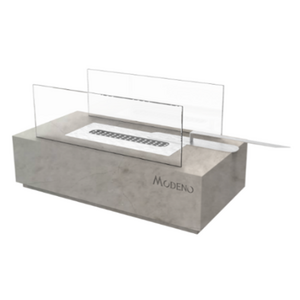 MODENO portable ethanol fireplace concrete tabletop fire pit