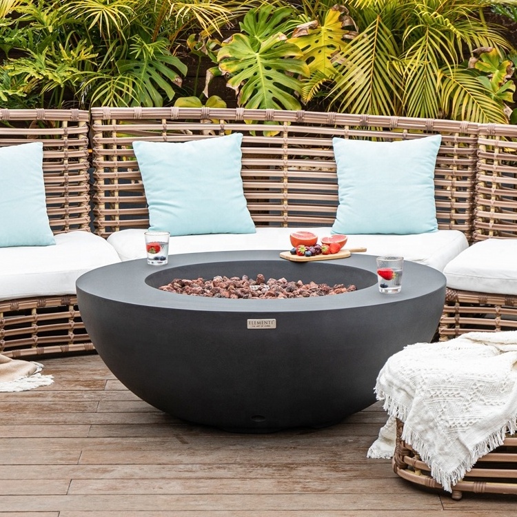 Elementi Newest good quality garden circular tabletop fire pit bowl outdoor furniture firebowl