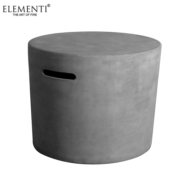 Elementi big fire pit cover round outdoor brazier cover natural propane gas cylinder tank cover