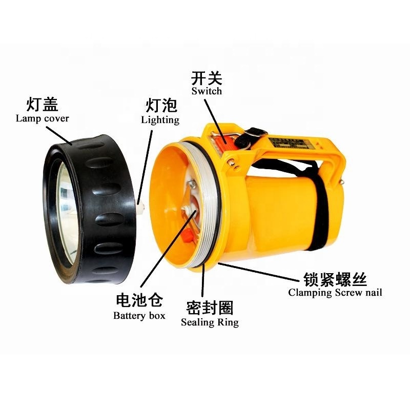 IMPA 330611 Electric Safety Lamps Dry Battery Type Model DF-6 CCS Approved Portable Explosion Proof Hand Lantern Marine Use