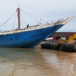 Marine Ship Houseboat Vessel Pontoon Pulling Moving Launching Salvage Inflatable Tubes Rubber Airbag