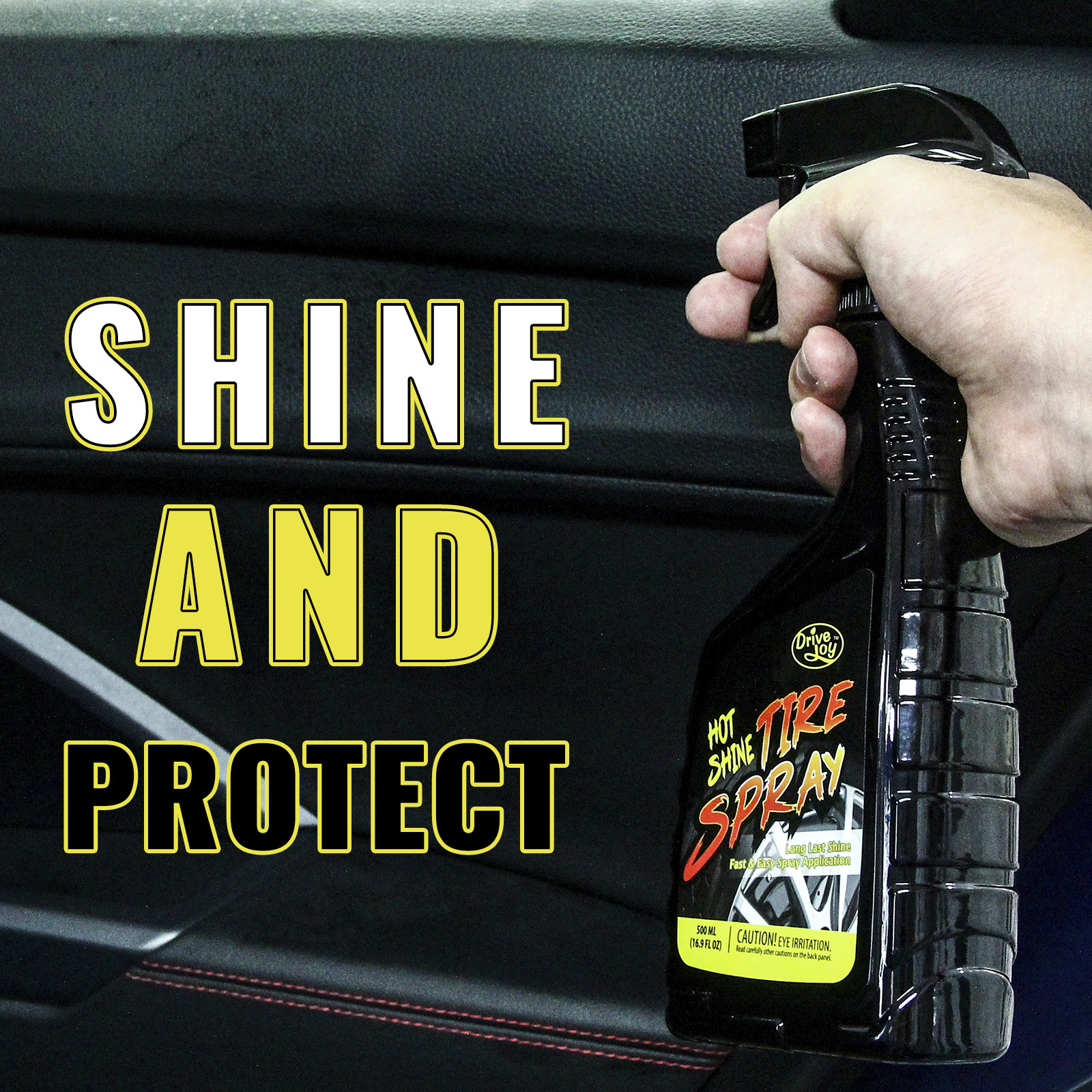 500ml Shine Tire & Wheel Care High Gloss Finish Spray Car Tire Shine Spray