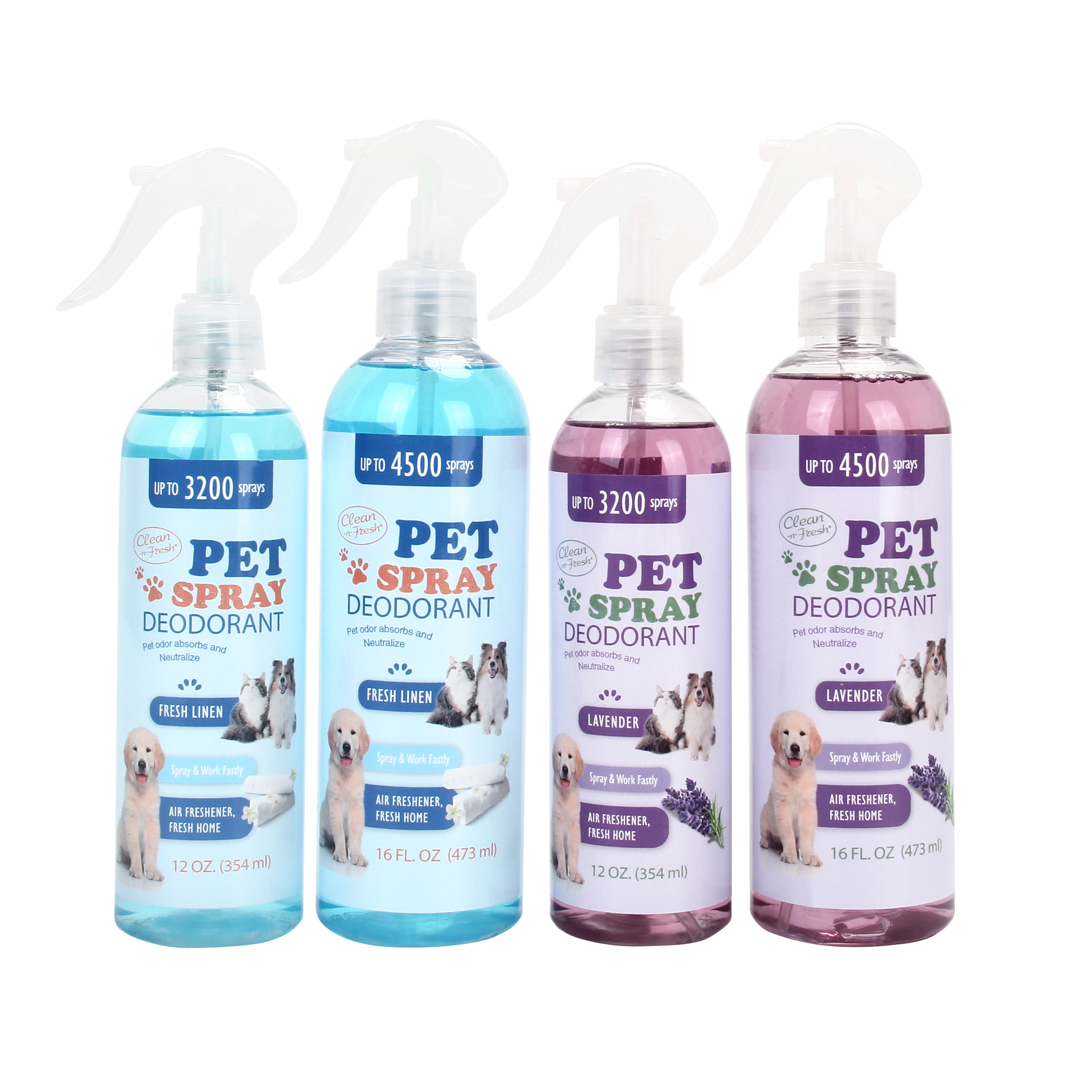 370ml odor pet deodorizer spray dog deodorizing room spray wholesale home fragrance