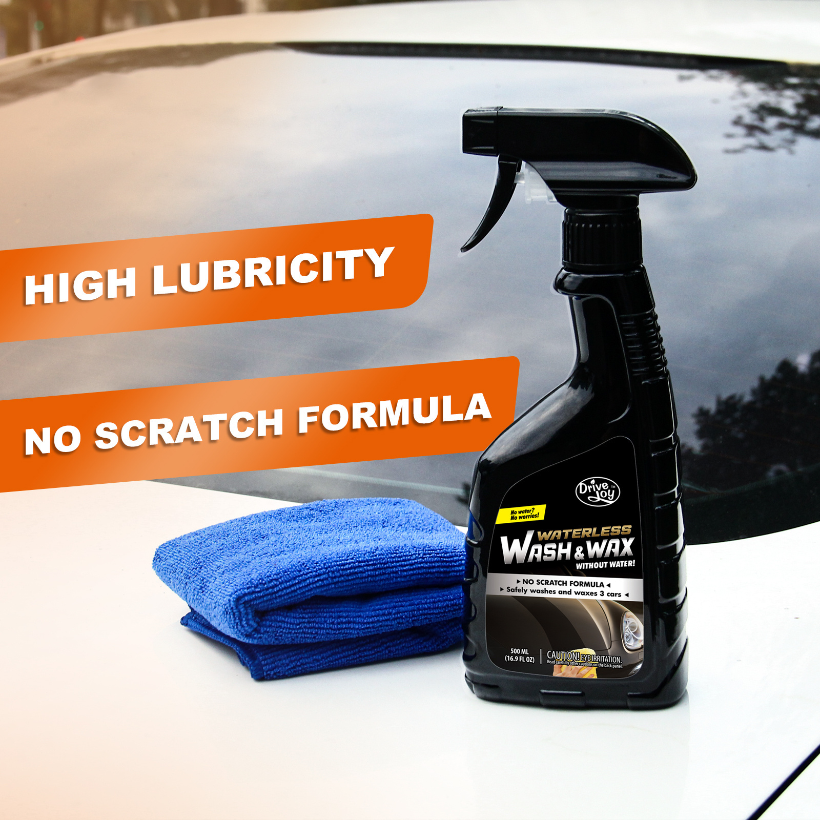 Ready To Use, Safe for Cars, Trucks, SUVs, Motorcycles Ultimate Waterless Car Wash and Wax