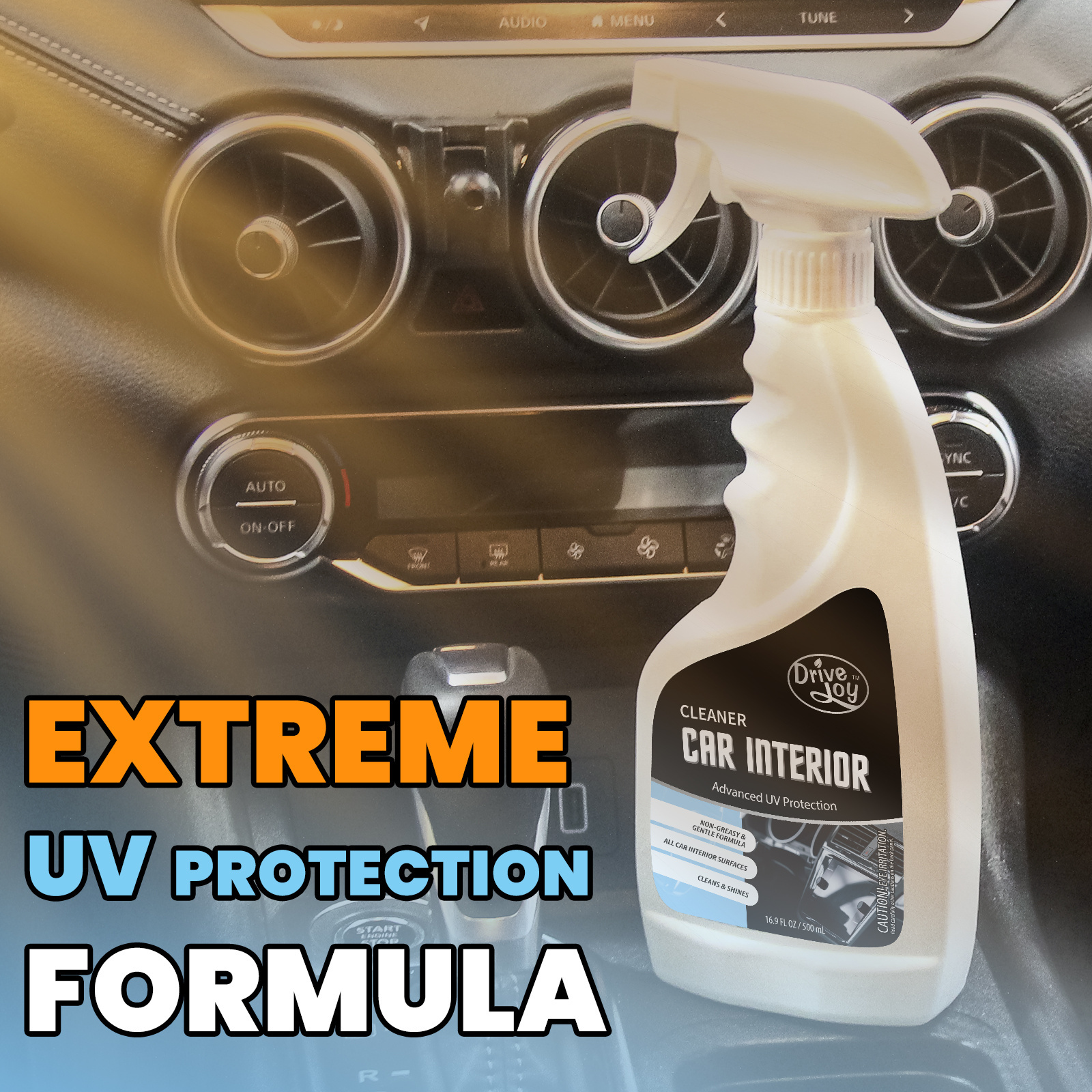 Car Interior Cleaner And Protectant Spray 500ml Multi Purpose Cleaner Spray For All Auto Surfaces