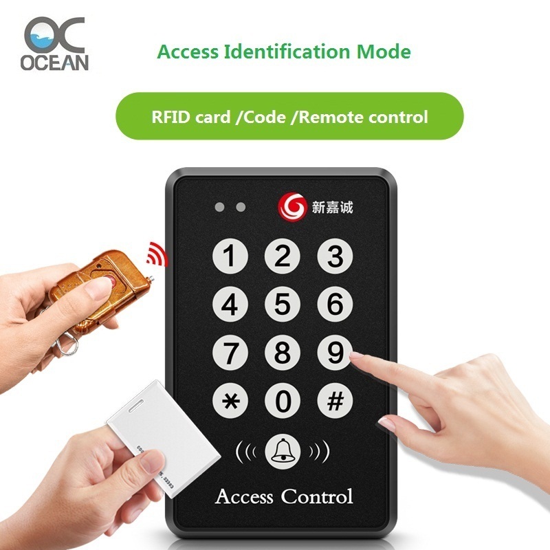 door access control kit with wireless rfid reader keypad