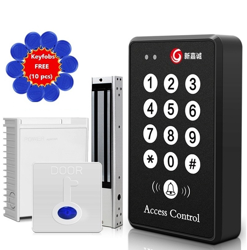 door access control kit with wireless rfid reader keypad